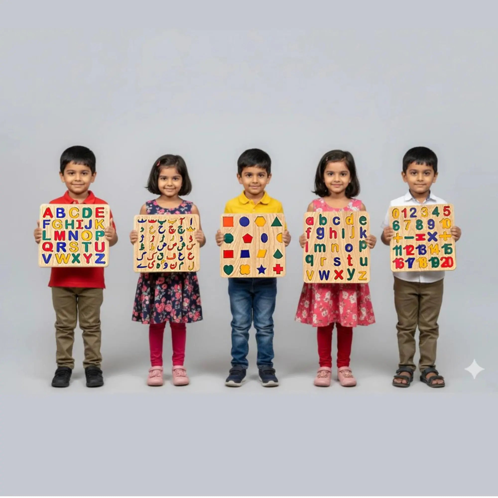 MONTESSORI COLORFUL ACRYLIC PUZZLE BOARDS FB GAMEZ