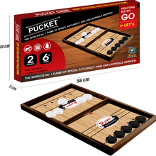 Premium Wooden Pucket Board Game: Family Fun for All Ages