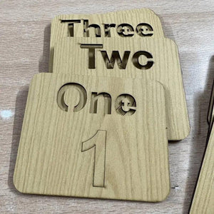 Counting Drawing and Puzzles Stencils ONE to TEN - FB GAMEZ