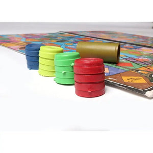 Ludo Board Game - Leminated CardBoard - 18 Inches - FB GAMEZ