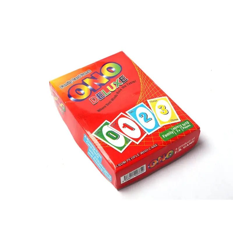 ONO - UNOCard Game, DELUXE Pack, Red Edition - FB GAMEZ