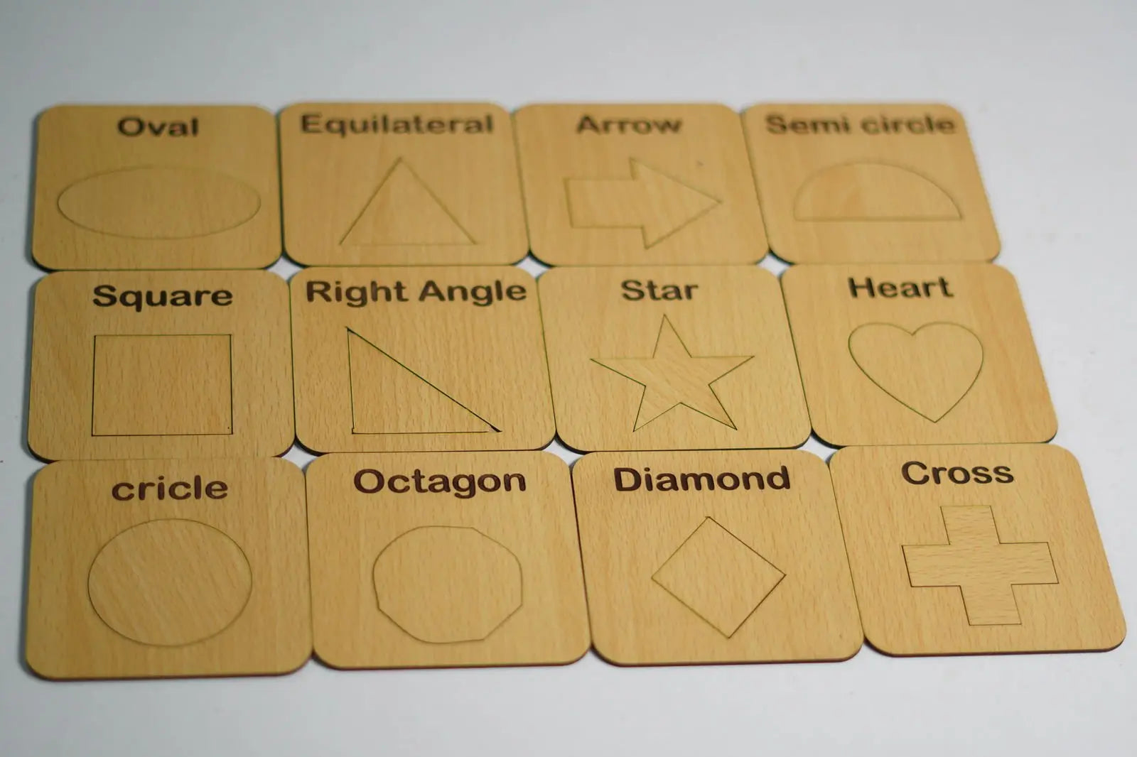 Educational Wooden Shapes Puzzle Stencils for Kids - FB GAMEZ