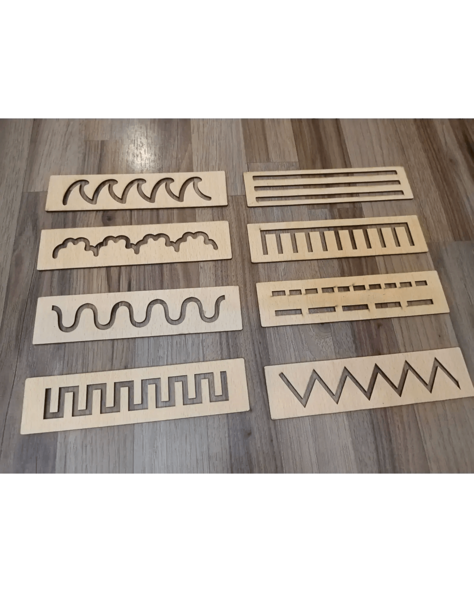 2 in 1 Bundle: Set of 16 Montessori Stencil Set + Alphabet Drawing Stencils and Puzzles 52 Pieces - FB GAMEZ