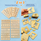 2 in 1 Bundle – Set of 16 Montessori Stencil Boards + Alphabet Drawing Stencils & Puzzles (52 Pieces) | Educational Tracing & Learning Kit with Colors | FB GAMEZ