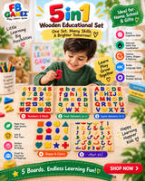 MONTESSORI COLORFUL ACRYLIC PUZZLE BOARDS
