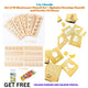 2 in 1 Bundle: Set of 16 Montessori Stencil Set + Alphabet Drawing Stencils and Puzzles 52 Pieces