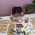 A to Z Alphabet Wooden Stencils & Puzzles for Kids – Fun Learning - FB GAMEZ