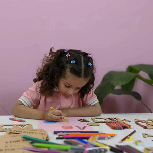 A to Z Alphabet Wooden Stencils & Puzzles for Kids – Fun Learning - FB GAMEZ