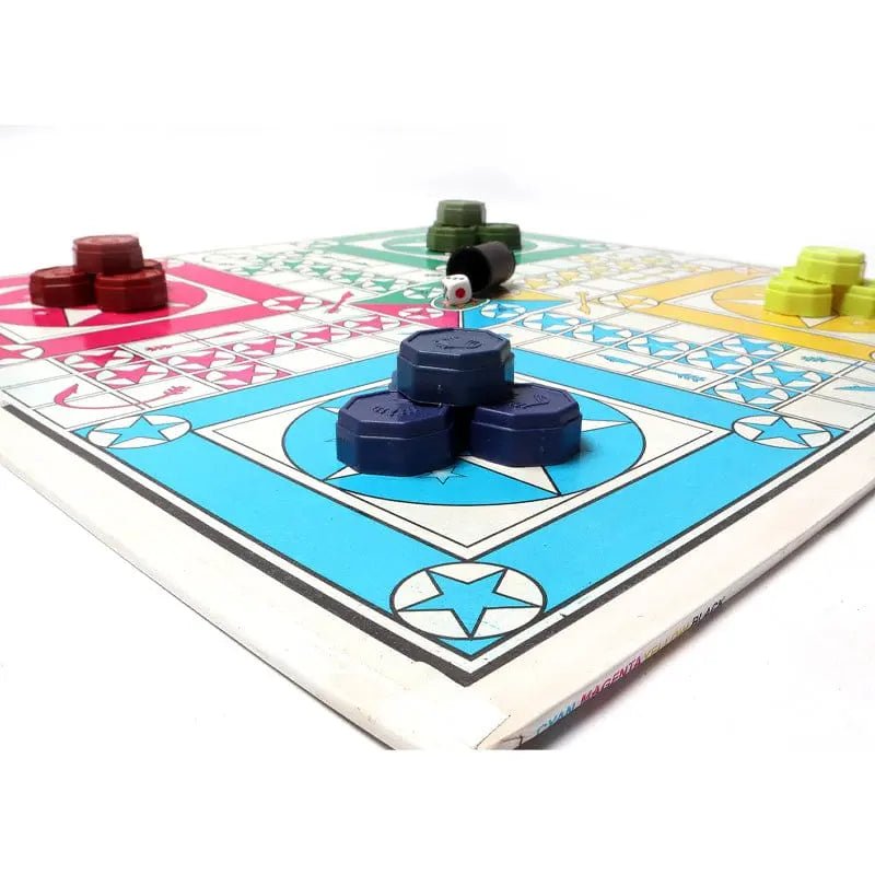 Six Player Ludo Board Game Wooden Board - FB GAMEZ