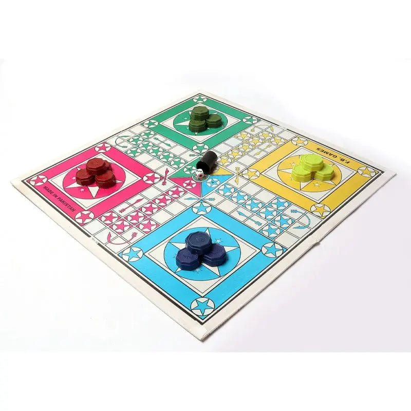 Six Player Ludo Board Game Wooden Board - FB GAMEZ